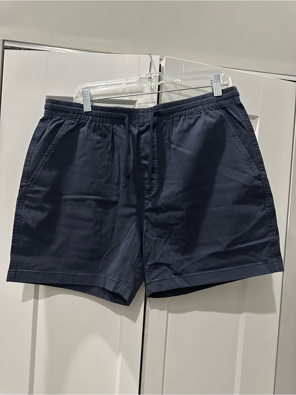 Men's Todd Snyder Navy Elastic-Waist Casual Shorts